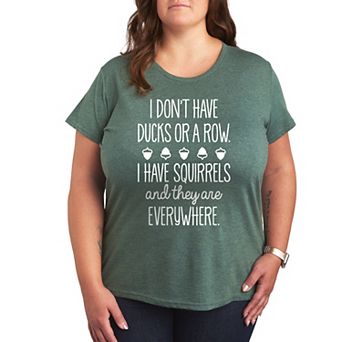 Plus Ducks Squirrels Graphic Tee
