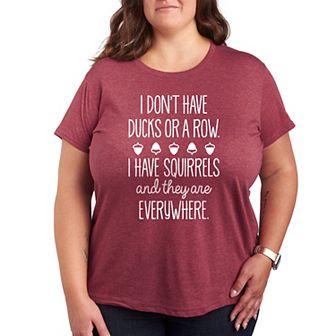 Plus Ducks Squirrels Graphic Tee