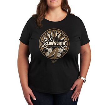 Plus Wonka Shop Logo Slugworth Graphic Tee