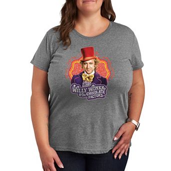 Plus Willy Wonka and the Chocolate Factory Willy Wonka Graphic Tee