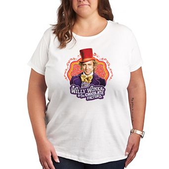 Plus Willy Wonka and the Chocolate Factory Willy Wonka Graphic Tee