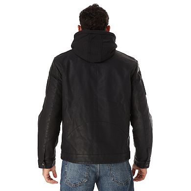 Big & Tall Apt. 9 Faux Leather Moto Jacket