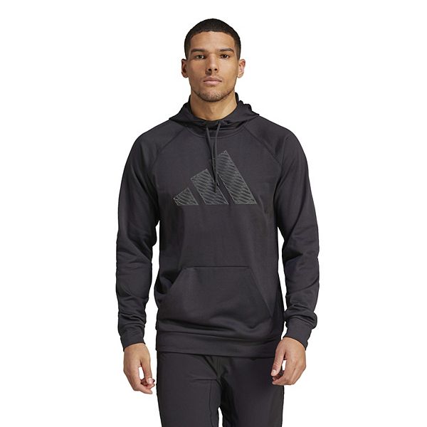 Men's adidas Game and Go Training Big Logo Hoodie - Black (M)