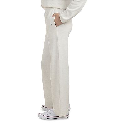 Girls 7-16 Hurley Logo Fleece Wide Leg Pants