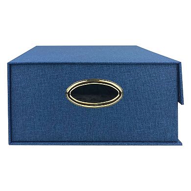 Belle Maison Linen Flip Top Box