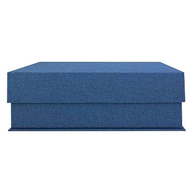 Belle Maison Linen Flip Top Box