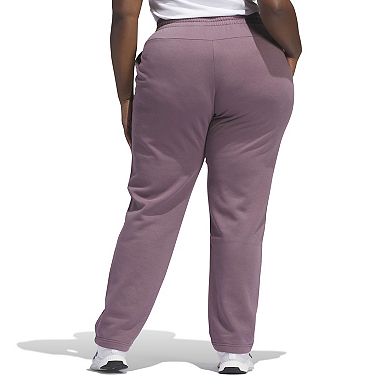 Plus Size adidas Essentials Feel Cozy Open Hem Sportswear Pants