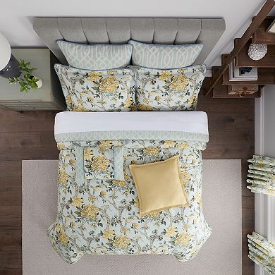 Waverly Mudan Floral 4-Piece Comforter Set or Euro Sham