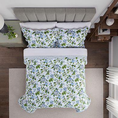 Waverly Treillage Trellis Printed Bedspread Set