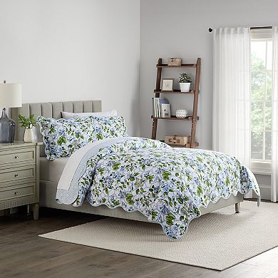 Waverly Treillage Trellis Printed Bedspread Set