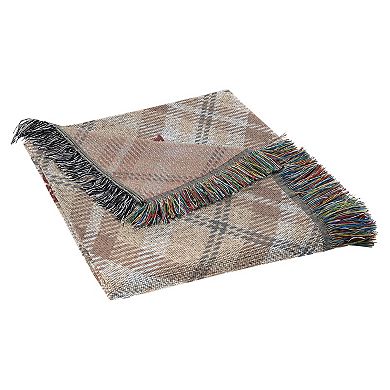 Yellowstone Bozeman Plaid Tapestry Throw Blanket