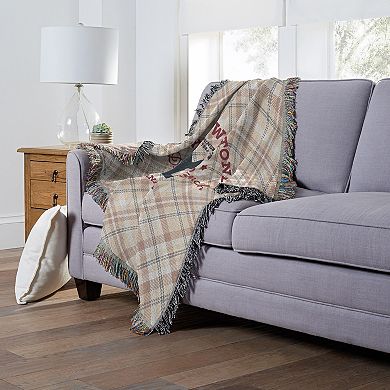 Yellowstone Bozeman Plaid Tapestry Throw Blanket