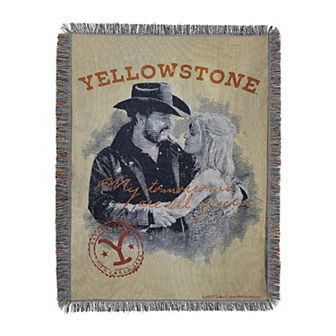 Yellowstone Rip & Beth Tapestry Throw Blanket