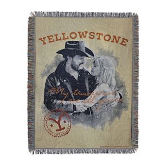 Yellowstone Rip & Beth Tapestry Throw Blanket