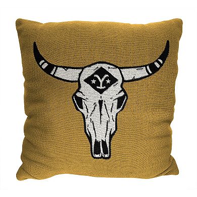 Yellowstone Train Station Double Sided Jacquard Throw Pillow