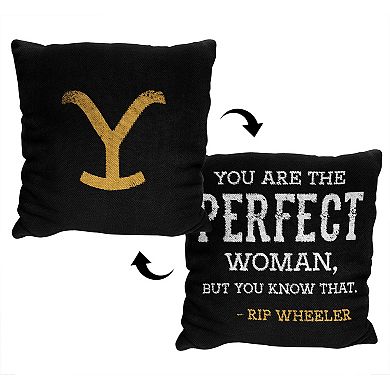 Yellowstone Perfect Woman Double Sided Jacquard Throw Pillow