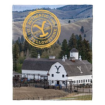 Yellowstone Welcome To Yellowstone Silk Touch Throw Blanket