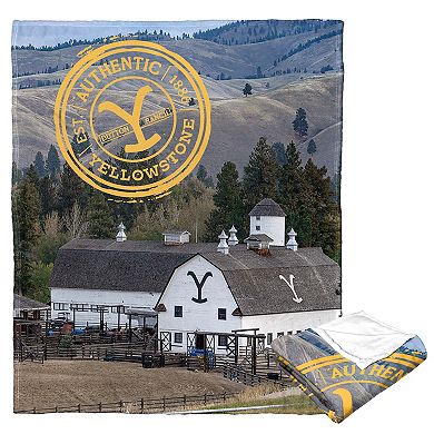 Yellowstone Welcome To Yellowstone Silk Touch Throw Blanket