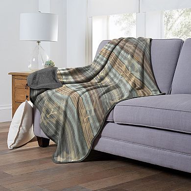 Yellowstone Western Ombre Silk Touch Sherpa Throw Blanket