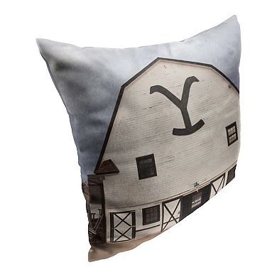 Yellowstone Dutton Family Ranch Barn Printed Decorative Throw Pillow