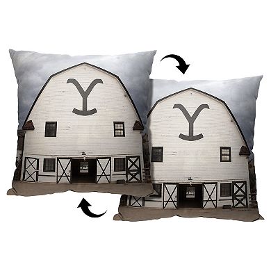 Yellowstone Dutton Family Ranch Barn Printed Decorative Throw Pillow