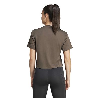 Women's adidas Train Essentials Big Logo Performance Training Tee
