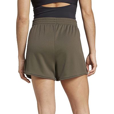 Women s Adidas Train Essentials Big Logo Performance Training Shorts Size XXL Shadow Olive