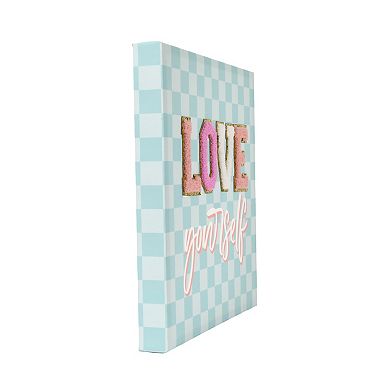 Love Yourself Patch Canvas Wall Art