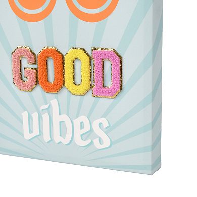Good Vibes Patch Canvas Wall Art