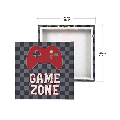 Game Zone Patch Canvas Wall Art