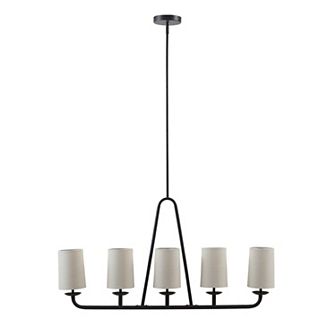 INK+IVY Serenitie 5-Light Linear Chandelier