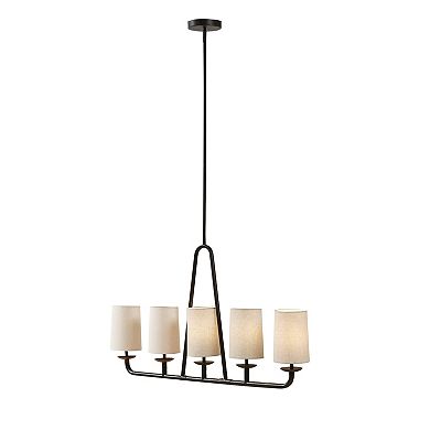 INK+IVY Serenitie 5-Light Linear Chandelier