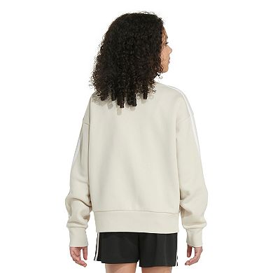 Girls 7-16 adidas Heather Fleece Crewneck Sweatshirt