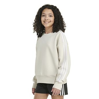 Girls 7-16 adidas Heather Fleece Crewneck Sweatshirt