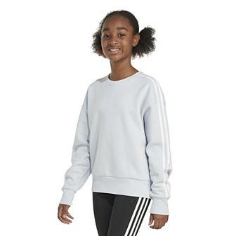 Girls 7-16 adidas Heather Fleece Crewneck Sweatshirt
