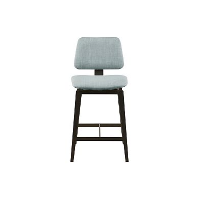 INK+IVY Rogue Armless 360 Degree Swivel Counter Stool 25"H