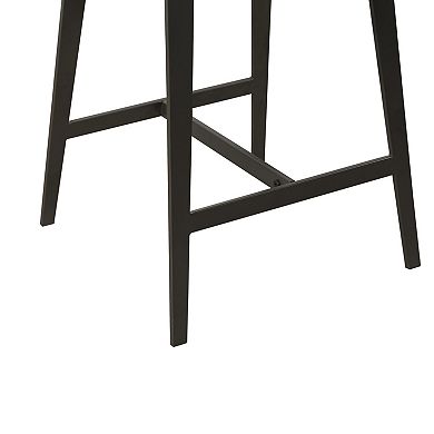 INK+IVY Rogue Armless 360 Degree Swivel Counter Stool 25"H