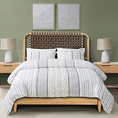 INK+IVY Jameson Modern One Drawer Waterfall Nightstand