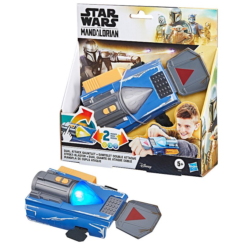 Star Wars The Mandalorian Dual Attack Gauntlet Blaster by Hasbro