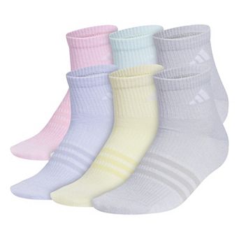 Girl's adidas 6-Pack Superlite Quarter Socks
