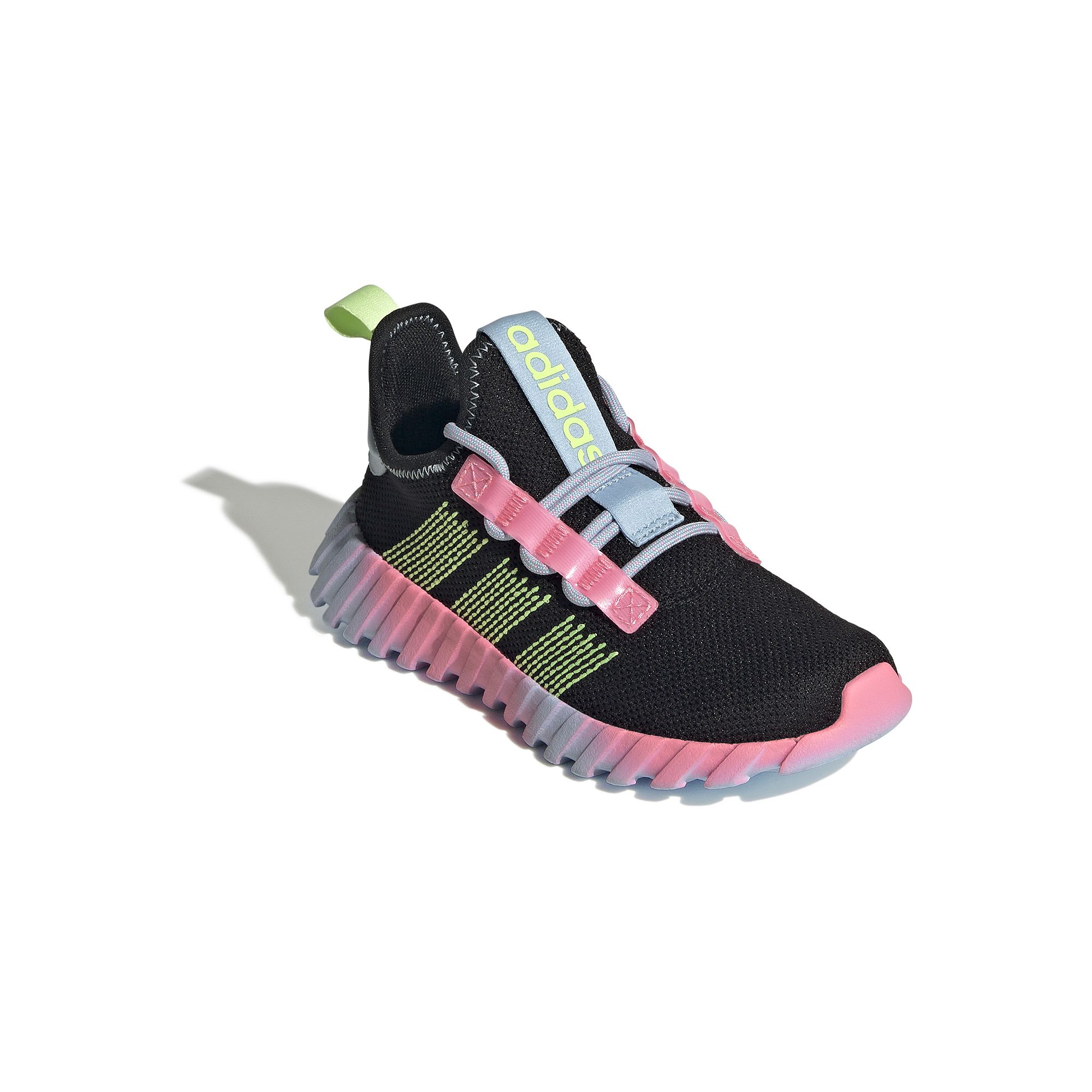 adidas Kaptir Flow Kids Shoes, Girls, Size: 11, Yellow Clear