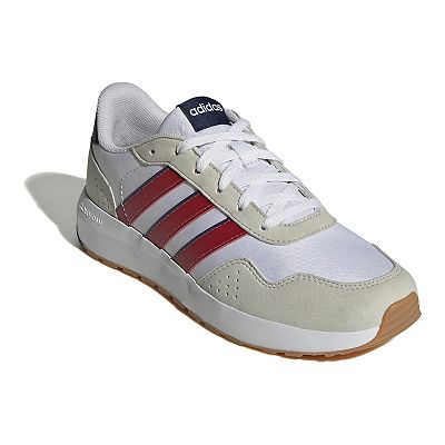 Adidas Run 60s Shoes Kids Kids Cloud White Red Dark Blue 6
