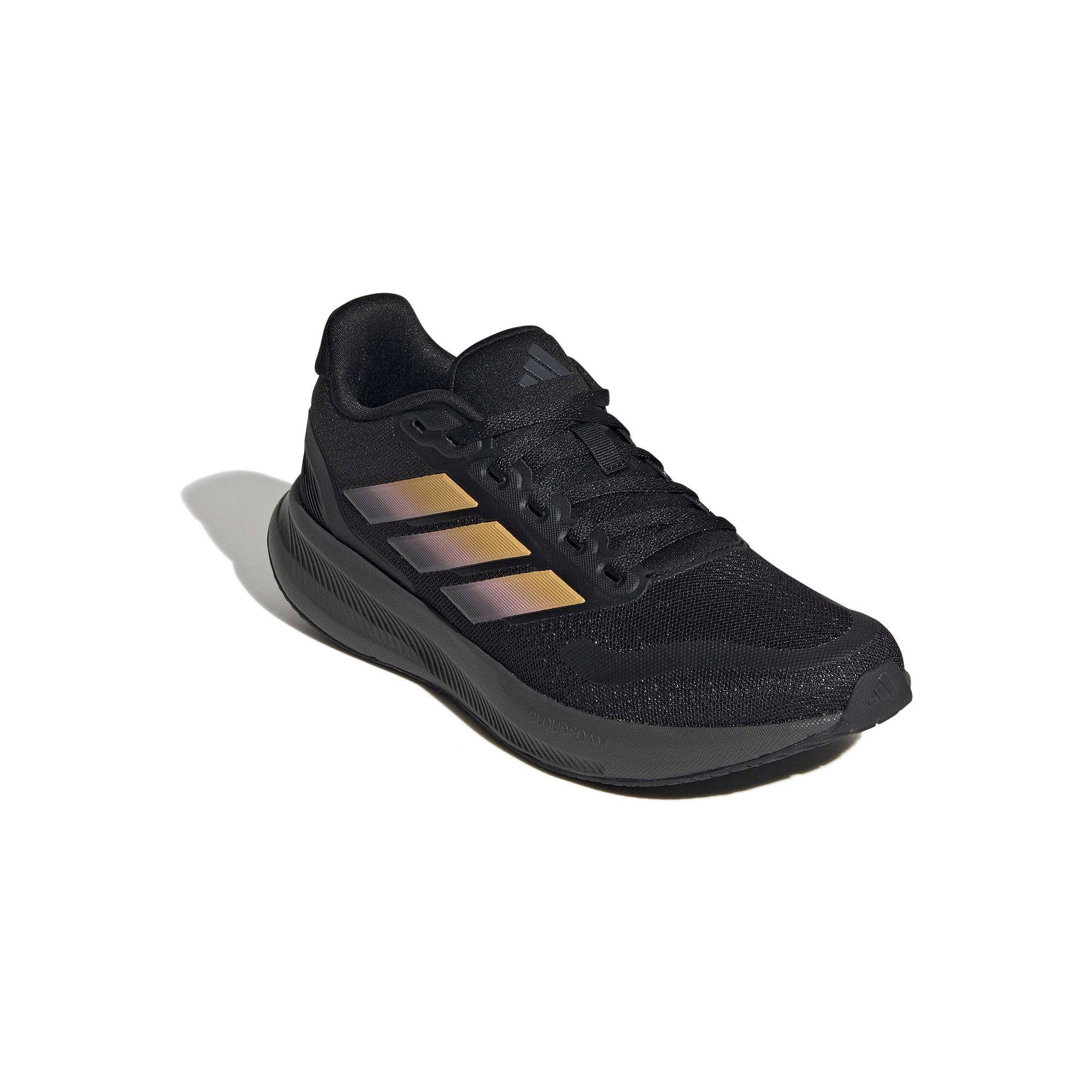 adidas Runfalcon 5.0 Kids Shoes, Girls, Size: 4, Black Spark