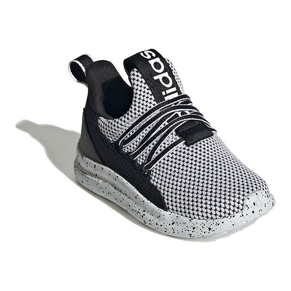 adidas Lite Racer Adapt 7.0 Baby/Toddler Shoes - White Core Black (7 T)