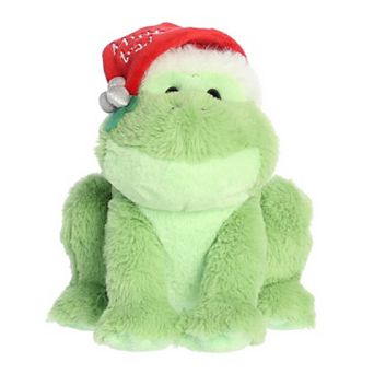 Aurora Small Green JUST SAYIN' 8" Mistle-Toad Festive Stuffed Animal