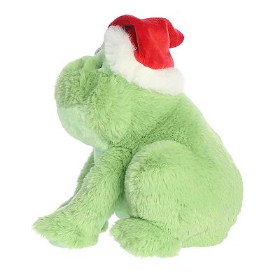 Aurora Small Green JUST SAYIN' 8" Mistle-Toad Festive Stuffed Animal