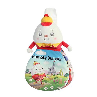 ebba Small White Story Pals 9" Humpty Dumpty Educational Baby Stuffed Animal