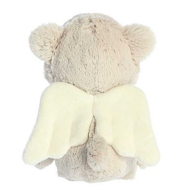 Aurora Medium Off-white Precious Moments 12" Guardian Angel Bear Inspirational Stuffed Animal