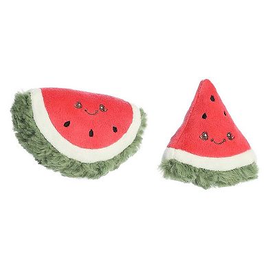 ebba Mini Red Precious Produce Watermelon Rattle & Crinkle Set Adorable Baby Stuffed Animal