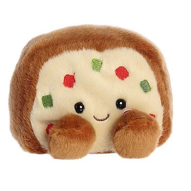 Aurora Mini Brown Palm Pals 5" Fran Fruit Cake Festive Stuffed Animal